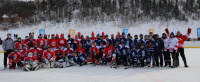 Якутские энергетики приняли участие в зажжении Огня Игр «Дети Азии» и сыграли на открытой арене с легендами хоккея у подножья Ленских Столбов