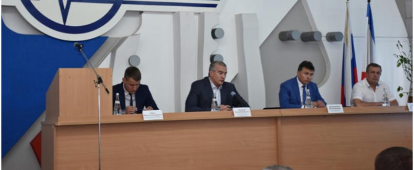 19 июля 2018 года ГУП РК «Крымэнерго» посетил Глава Республики Крым Сергей Аксенов