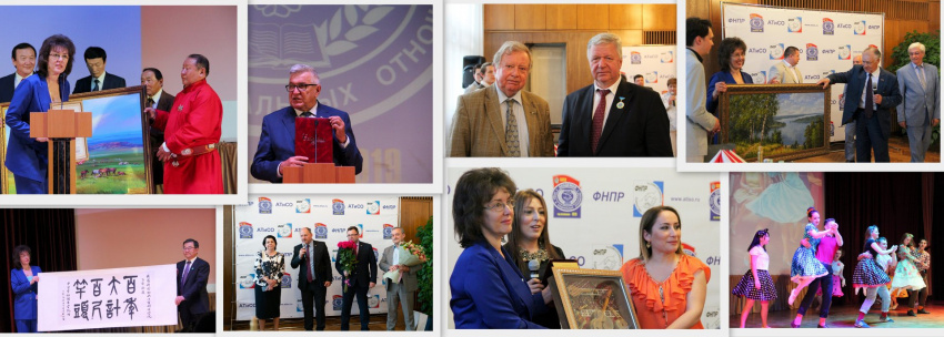 Председатель ВЭП Ю.Б. Офицеров поздравил АТиСО со 100-летним юбилеем
