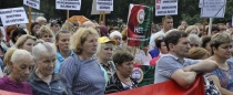 Митинг против повышения пенсионного возраста в Вологде