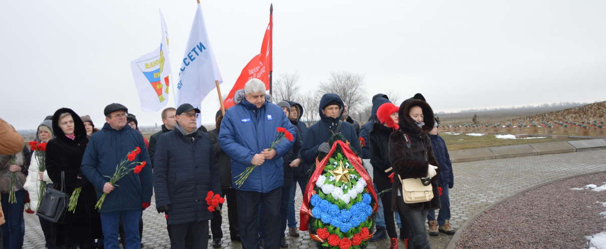 В память о погибших в Сталинградской битве