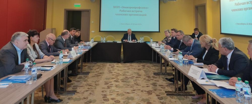 Представители ВЭП принимают участие в Рабочей встрече МОП «Электропрофсоюз» в Новосибирске