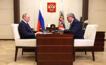 Президент РФ Владимир Путин провёл рабочую встречу с Министром энергетики Николаем Шульгиновым
