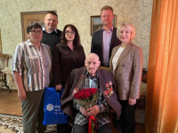 Курские энергетики поздравили с Днем Победы ветеранов ВОВ